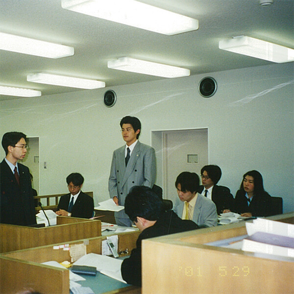 京都での司法修習時代模擬法廷